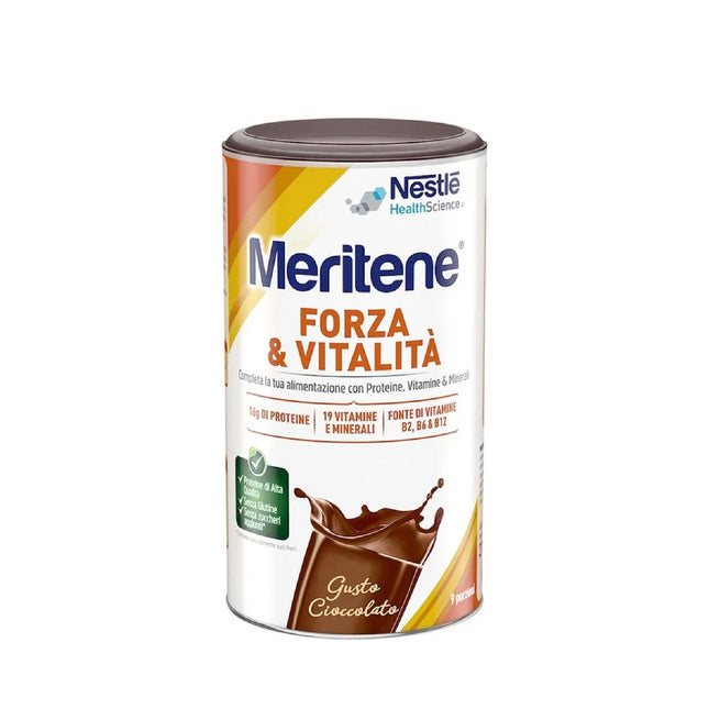 Nestlé | Meritene Cioccolato Integratore Proteine, Vitamine & Minerali – 270g