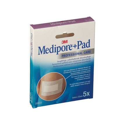 3M | Medipore+Pad Medicazione Sterile 5x7,2cm, 5pz

