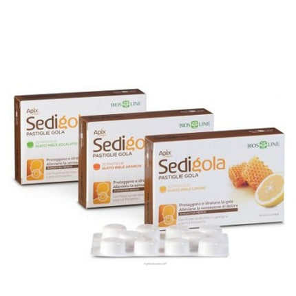 Bios Line | Apix Sedigola Pastiglie Gola Miele/Limone 20past

