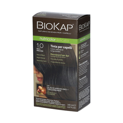 Bios Line | Biokap Nutricolor Tinta 1.0 Nero naturale Colorazione Duratura