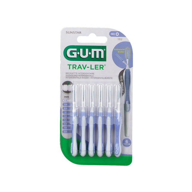 Sunstar | GUM® Trav-Ler 1312 Scovolini Interdentali 0.6mm – 6pz