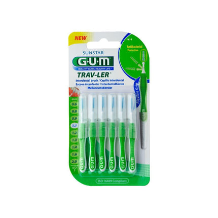 Sunstar | GUM® Trav-Ler 1414 Scovolini Interdentali 1.1mm – 6pz
