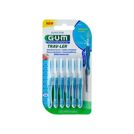 Sunstar | GUM® Trav-Ler 1614 Scovolini Interdentali 1.6mm – 6pz
