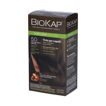 Bios Line | Biokap Nutricolor Tinta Delicata 5.0 Castano Chiaro Naturale