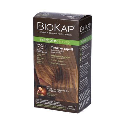 Bios Line | Biokap Nutricolor Tinta Delicata 7.33 Castano Dorato Naturale