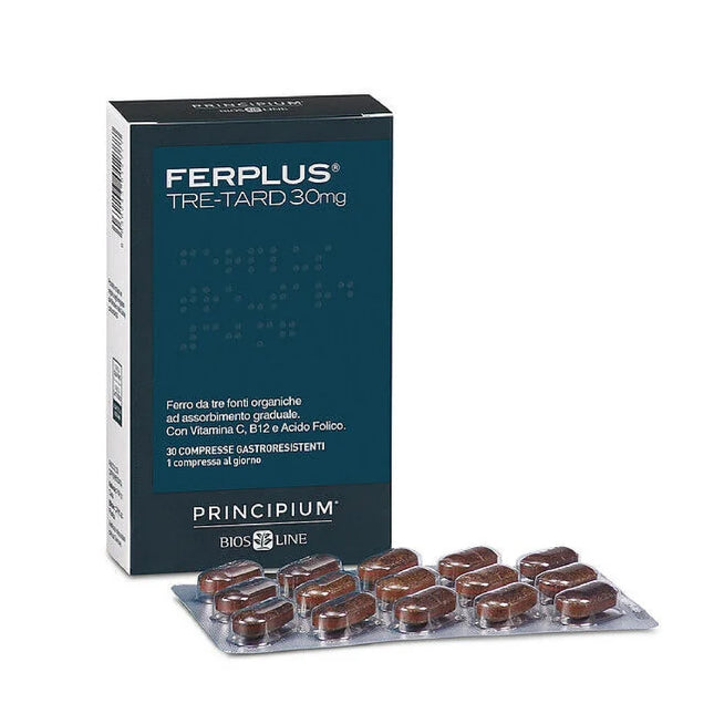 Bios Line | Principium FerPlus Tre-Tard – Vitamina C, B12 e Acido Folico