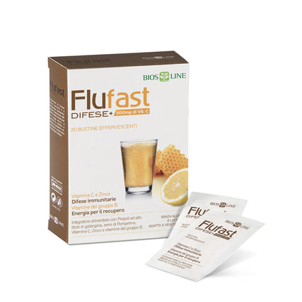 Bios Line | Flufast Difese+ Integratore Difese Immunitarie e Vitamina C