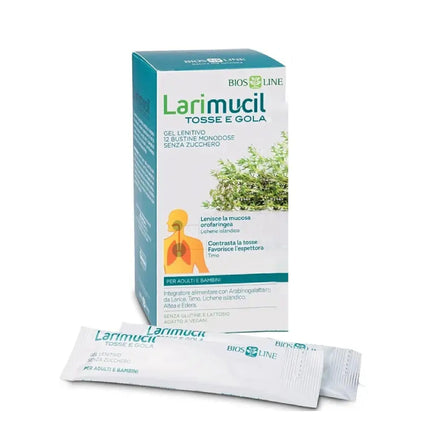 Bios Line | Larimucil Tosse Gola Bustine Lenitivo per Gola Irritata