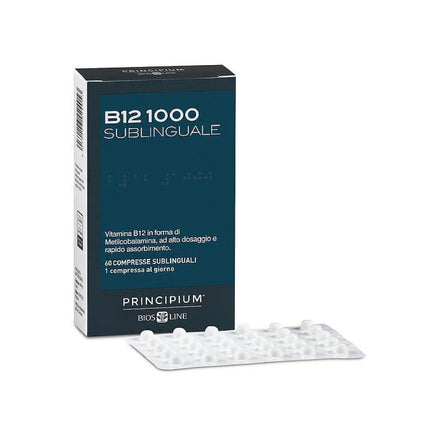 Bios Line | B12 1000 Principium Sublinguali – Integratore di Vitamina B12