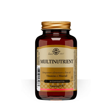 Solgar | Multinutrient – 30 tavolette con Vitamine, Minerali ed Estratti Vegetali