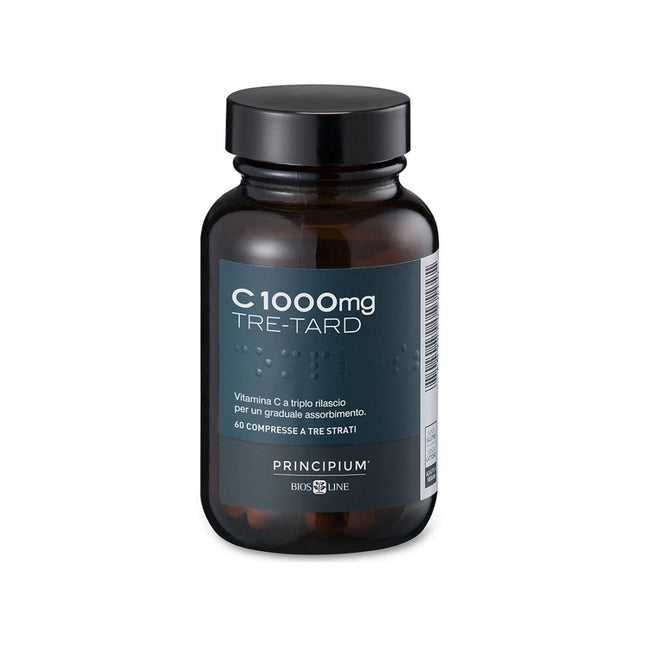 Bios Line | Principium C 1000mg Tre-Tard  con Vitamina C in 60 Compresse