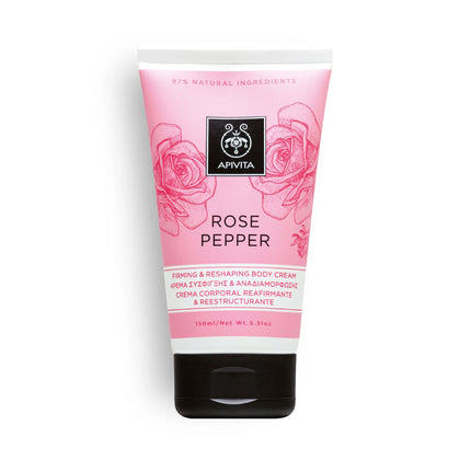 Apivita | Crema Corpo Idratante e Tonificante Rose & Pepper 