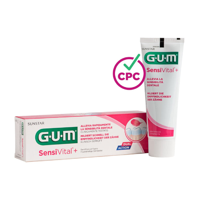 Sunstar | Dentifricio GUM® SensiVital®+ Sollievo Rapido per Denti Sensibili