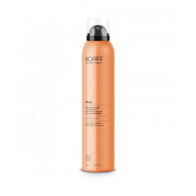 Korff Body - Latte Spray Corpo Idratante Lenitivo, 200 ml