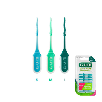 Sunstar | GUM® Soft-Picks Comfort Flex Large Scovolini in Gomma – 40pz