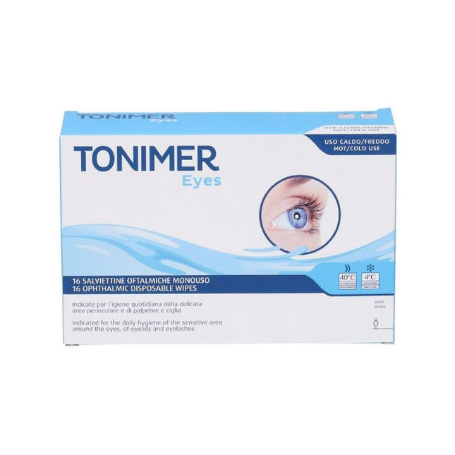 Ganassini | Tonimer Eyes Salviettine Oftalmiche – Igiene oculare 16pz​
