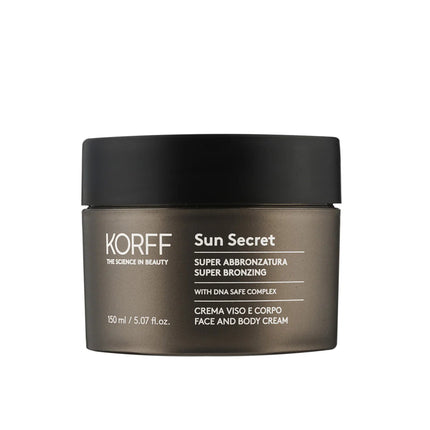 Korff | Sun Secret Crema Solare Viso Corpo Super Abbronzante – 50ml