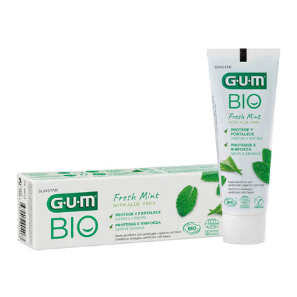 Sunstar | Dentifricio GUM® Bio – Igiene Orale con Aloe Vera e Menta