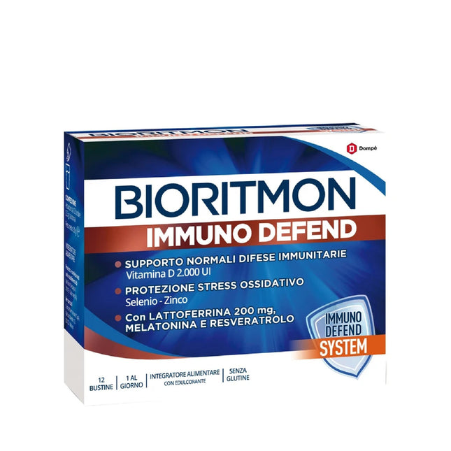 Dompé | Bioritmon Immuno Defend con Lattoferrina, Melatonina e Vitamina D