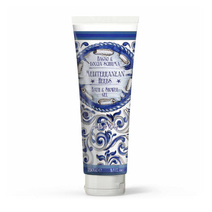 Rudy Profumi | Maioliche Docciaschiuma Idratante Erbe del Mediterraneo, 250ml