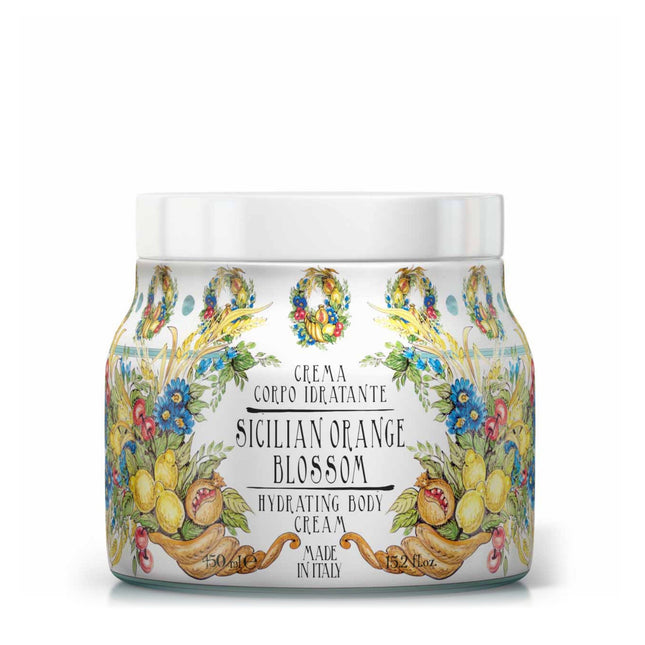 Rudy Profumi | Maioliche Crema Corpo Idratante Fiori d'Arancio di Sicilia, 450ml