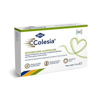IBSA | Colesia Soft Gel Integratore Benessere Digestivo e Colesterolo